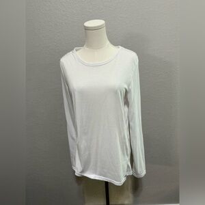 Classic White Long Sleeve Top